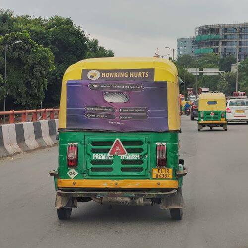 Auto-Rickshaw Neu-Delhi Indien