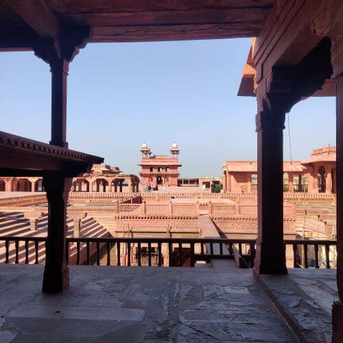 Daulat-Khana-i-Khas Fatehpur Sikri Agra Indien