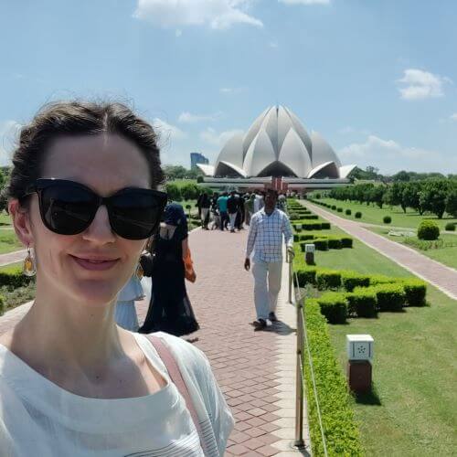 Lotus Tempel Neu-Delhi, Indien