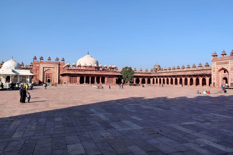 Mausoleum Salim Chishti Moschee Jama Masjid Fathepur Sikri Agra Indien